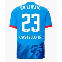 Camisa de Futebol RB Leipzig Castello Lukeba #23 Equipamento Alternativo 2023-24 Manga Curta